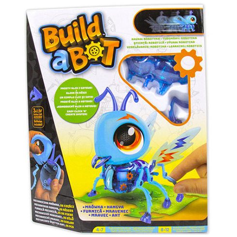Interaktív játékok gyerekeknek - BUILD A BOT hangya építhető interaktív robot