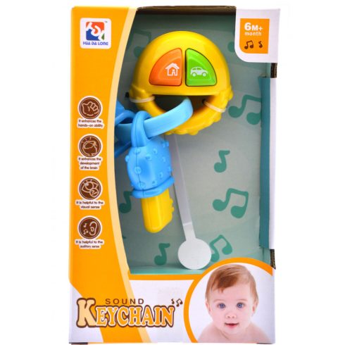 Sound Kaychain Funkciós játék sluszkulcs babáknak
