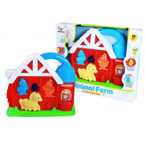 Animal Farm Baby Toy - Állathangos zenélő baba játék - farmos