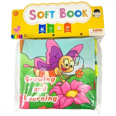 Lapozós textil könyv babáknak