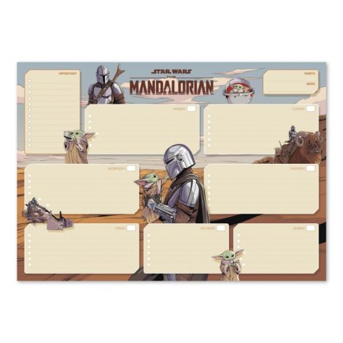 Heti tervező - Star Wars - The Mandalorian