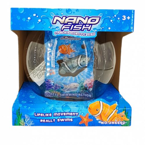 Nano Fish akvárium robothallal