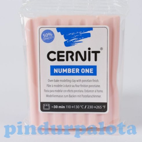 Gyurmák - Kiszúrók - Formázók - Süthető gyurma rózsaszín színben 50% áttetsző 56g Cernit