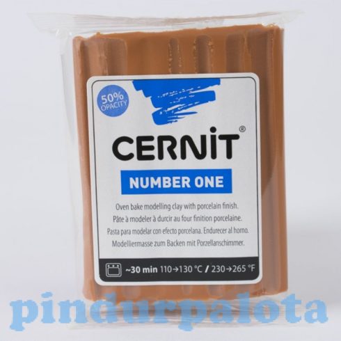 Gyurmák - Kiszúrók - Formázók - Süthető gyurma karamell színben 50% áttetsző 56g Cernit