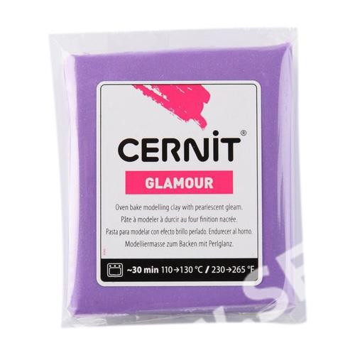 Gyurmák - Cernit - Süthető gyurma, Viola Glamour színben, 56 g