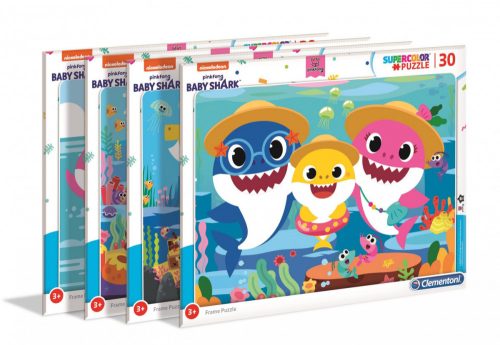 Baby Shark - 30 db-os keretes puzzle - Clementoni