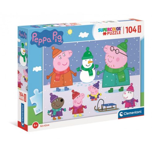 PEPPA PIG - Puzzle 104 db MAXI - Clementoni