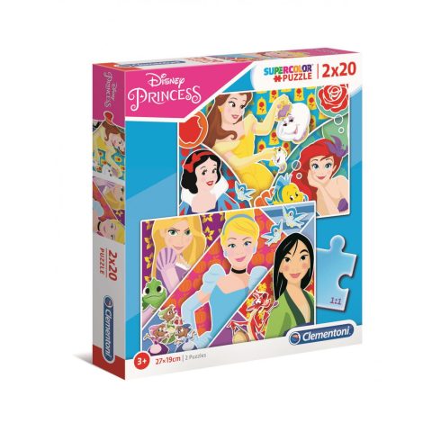 Disney Hercegnők - 2X20 puzzle - Clementoni