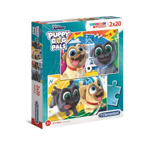 PUPPY DOG PALS - 2x20 puzzle - Clementoni