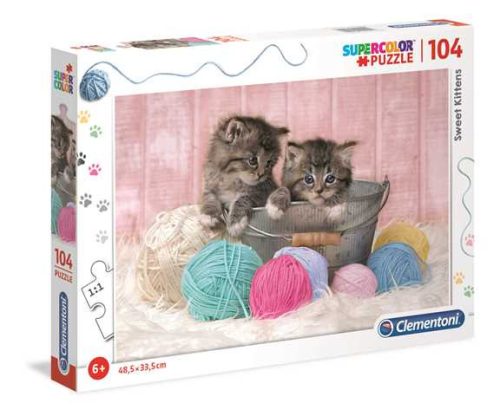 Sweet Kittens - 104 db-os puzzle - Clementoni