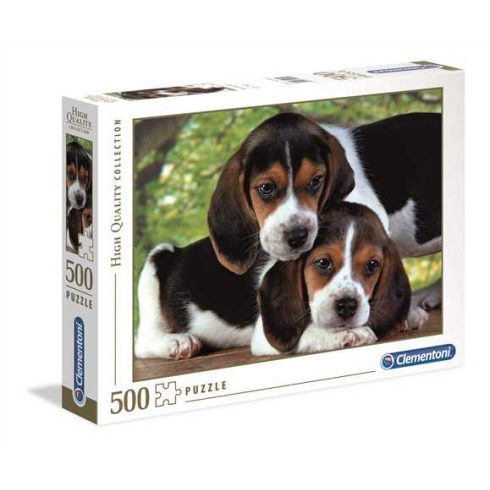 High Quality Collection - Beagle Kiskutyák 500 db-os puzzle - Clementoni