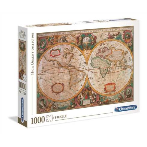 High Quality Collection Old Map - Antik térkép 1000 db-os puzzle - Clementoni