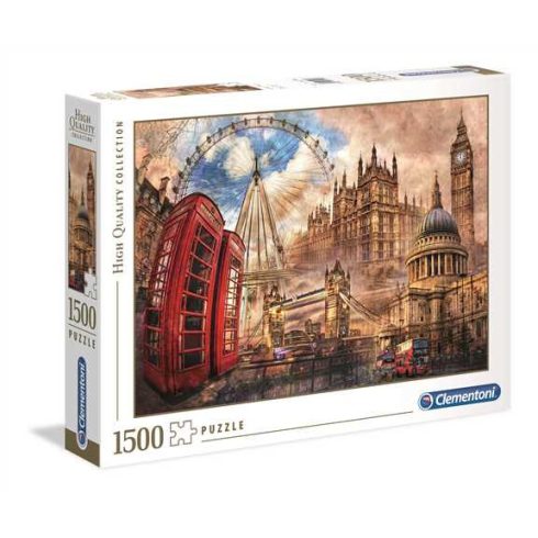 High Quality Collection - Vintage London 1500 db-os puzzle - Clementoni