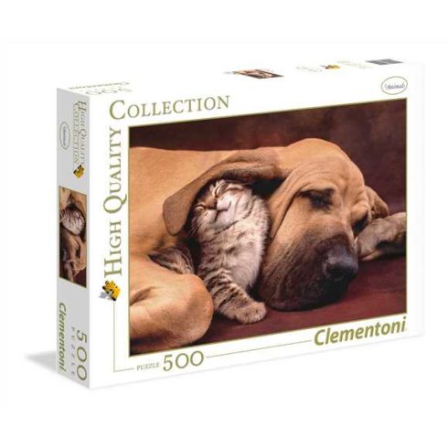 High Quality Collection - Cica és Kutya 500 db-os puzzle - Clementoni