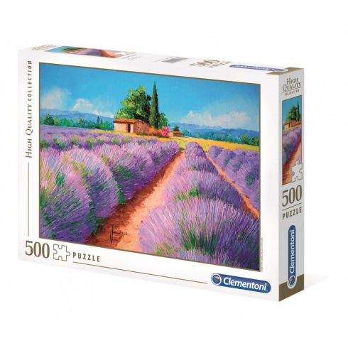 High Quality Collection - Levendula mező 500 db-os puzzle - Clementoni