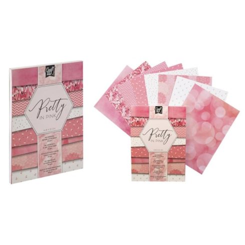 Pritty in pink pad - 32 oldalas mintás díszítő papírkészlet