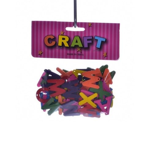 Kreatív Hobby kellékek - Dekorációs alapanyagok - Fa betűk színes dekorációs célokra magasság 2-2,5
