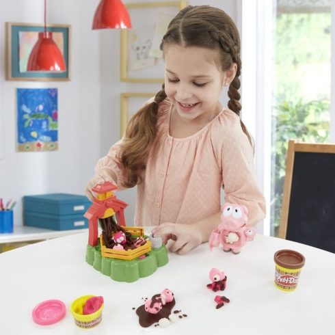 Play-Doh Pigsley dagonyázó malacok gyurma készlet Hasbro