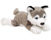 Plüss kutya - Fekvő Husky 21 cm