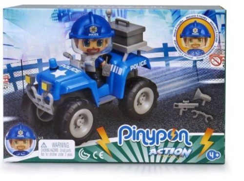 Pinypon Action - játék rendőrségi quad