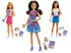 Barbie bébiszitter baba pöttyös ruhában - Mattel