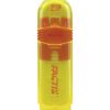Radír Factis színes átlátszó műanyag tokban kupakkal 1 db sárga