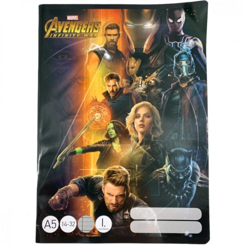 Füzet A/5 L18 I.o. Avengers-Infinity War Heroes