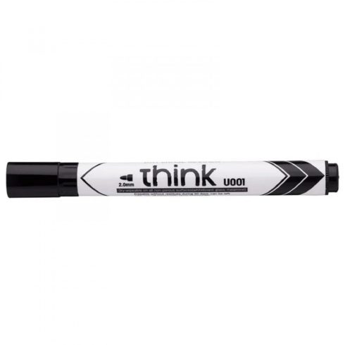 Whiteboard Marker Deli 2,0mm kerek fekete