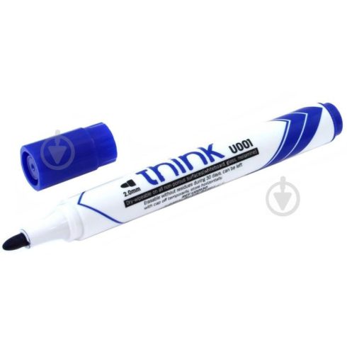 Whiteboard Marker Deli 2,0mm kerek kék