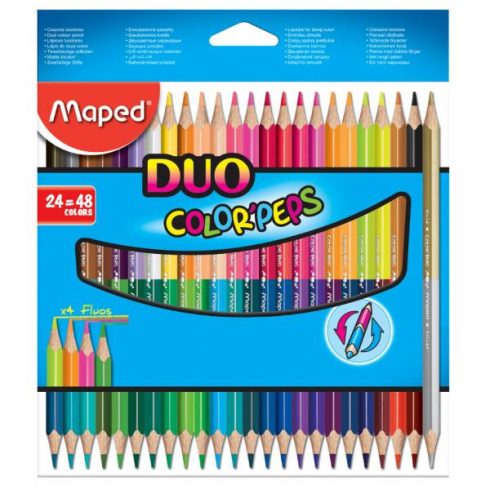 Color Peps Duo kétvégű Színesceruza 24=48 Maped