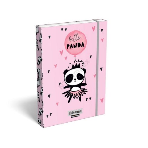 Lányos füzetbox A5 Hello Panda