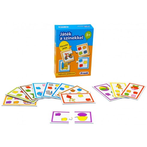 Társasjátékok - Oktató-fejlesztő - Játék a színekkel párosító oktató játék