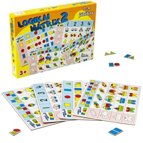 Logikus gondolkodás fejlesztő játékok - Logikai mátrix 2.