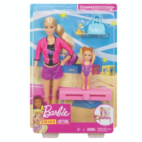 Barbie edző karrier játékszett torna, szőke - Mattel