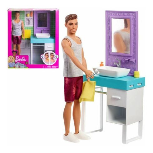 Ken hétköznapjai játékszett fürdőszoba - Mattel