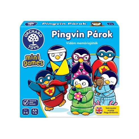 Pingvin párok mini társasjáték Orchard Toys