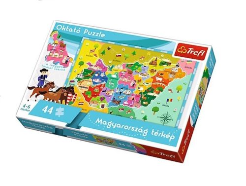 Puzzle - Puzzle Trefl Educational Magyarország térkép