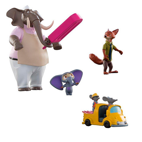 Mese figurák - Zootropolis figura készlet