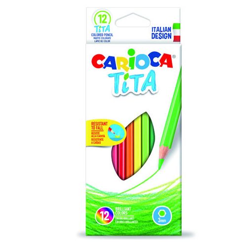 Tita színes ceruza 12db-os - Carioca írószerek