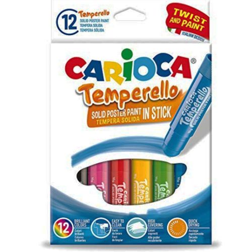 Írószerek - Iskolaszerek - Carioca Színes tempera stick 6db-os kimosható