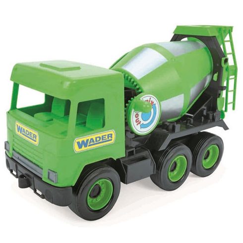 Middle Truck Betonkeverő autó 43cm zöld - Wader