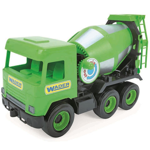 Middle Truck Betonkeverő autó 43cm zöld - Wader