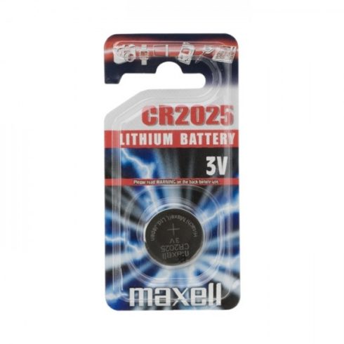 Maxell: Gombelem lithium CR2025 1 db-os blister