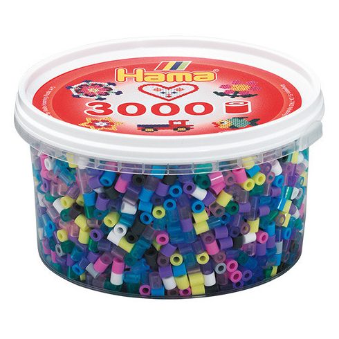Hama: Vegyes vasalható gyöngy 11-féle színű 3000db-os Midi vásárlás