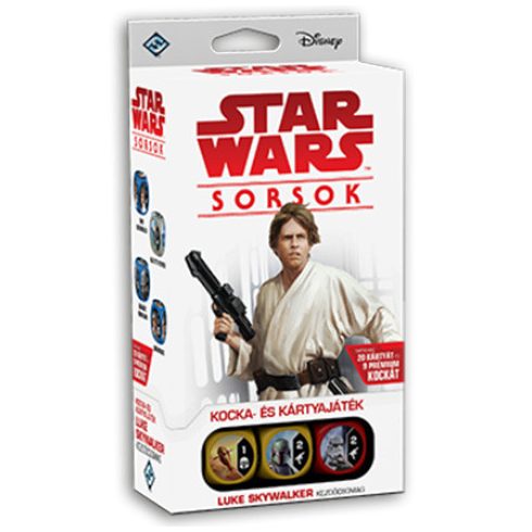 Stratégiai játékok - Star Wars Sorsok Luke Skywalker kezdőcsomag kocka- és kártyajáték