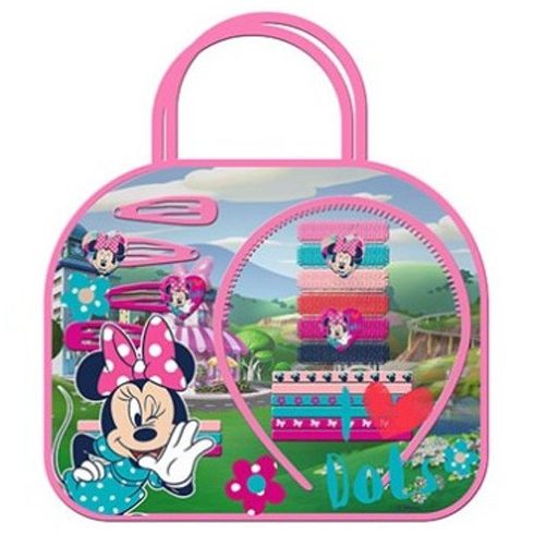 Minnie egér 6db-os hajdíszítő szett táskában Kids Euroswan vásárlás