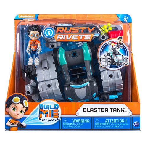 Mese figurák - Mese szereplők - Rusty rendbehozza Blaster Tank járgány-Spin Master