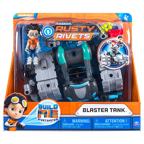 Mese figurák - Mese szereplők - Rusty rendbehozza Blaster Tank járgány-Spin Master