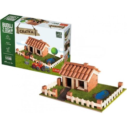 Építőjátékok gyerekeknek - Brick Trick Téglából építünk Vidéki ház építő játék Trefl