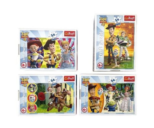 Puzzle gyerekeknek - Toy Story 4, Boldog Játékok mini puzzle, 54 db Trefl